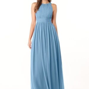 Azazie Luz Steel Blue NWT Sz 14